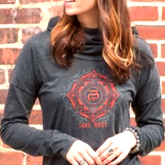 Soul Flower Chakra Yoga Hoody - Picture 3 of 9